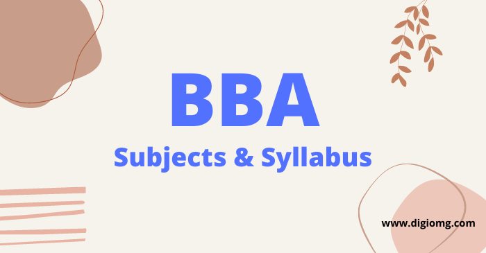 bba subjects & syllabus