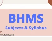 bhms subjects & syllabus