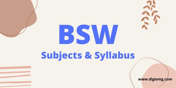 bsw subjects & syllabus