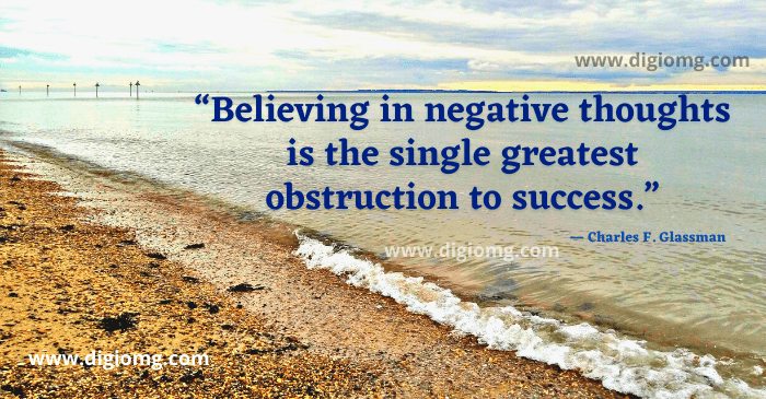 believing in negative thoughts