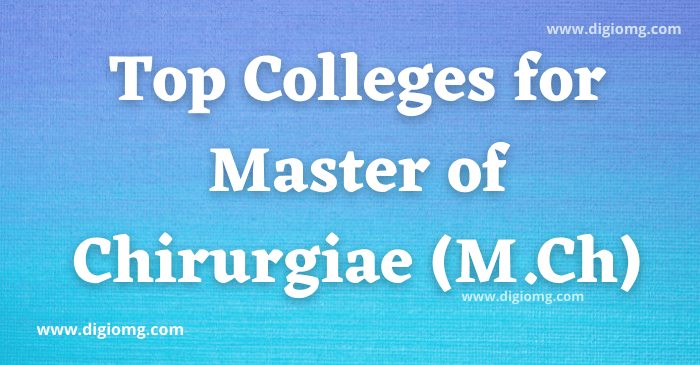 Top M.Ch Colleges