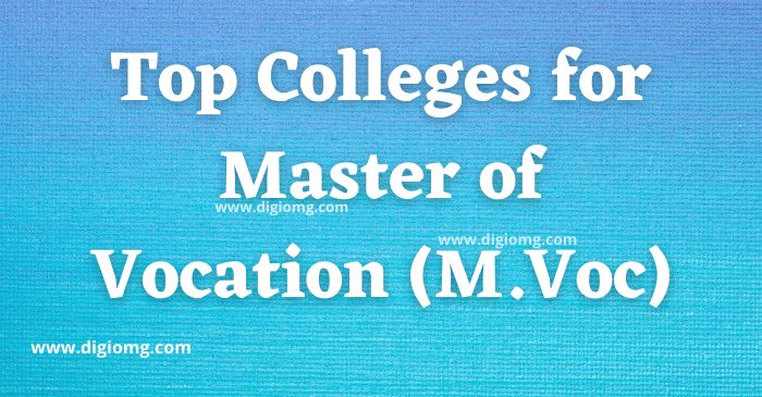 Top M.Voc Colleges
