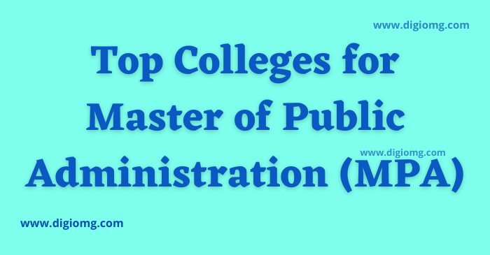 Top MPA Colleges